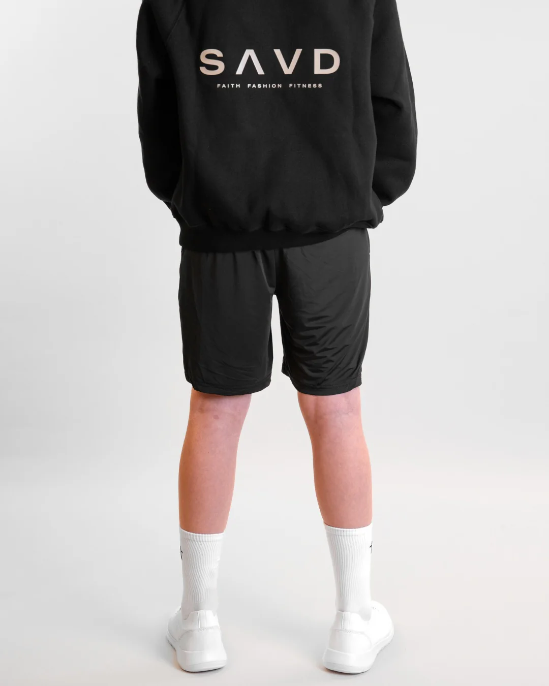 'Cross Pattern' Youth Performance Shorts - Image 8