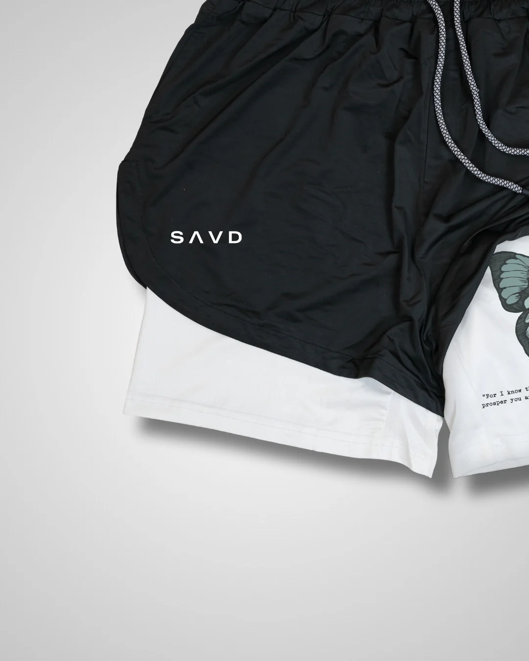 Jeremiah 29:11 'Wings of Hope' Women's Performance Shorts - Image 3