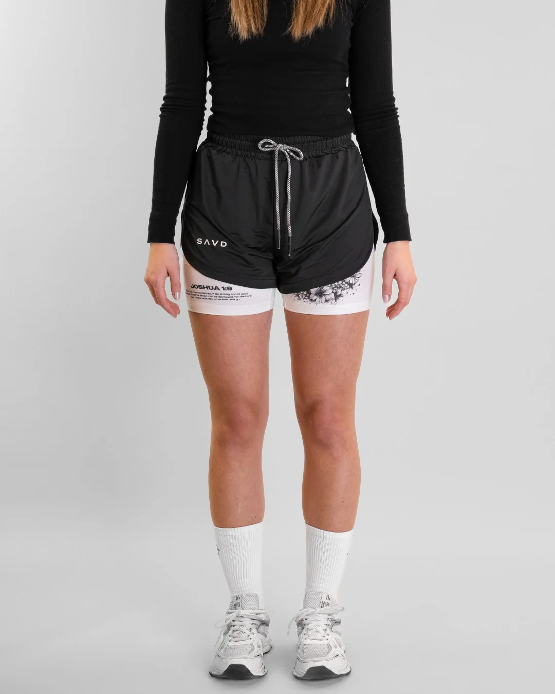 Joshua 1:9 'Courageous Roar' Women's Performance Shorts - Image 5