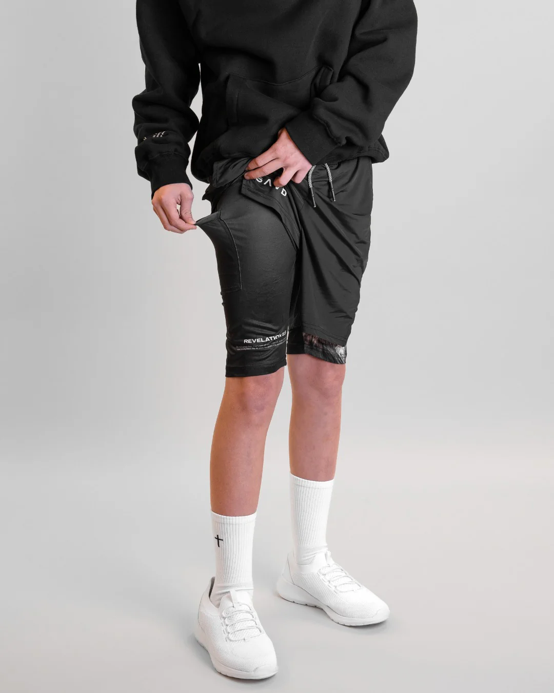 Revelation 5:5 'Lion' Youth Performance Shorts - Image 6