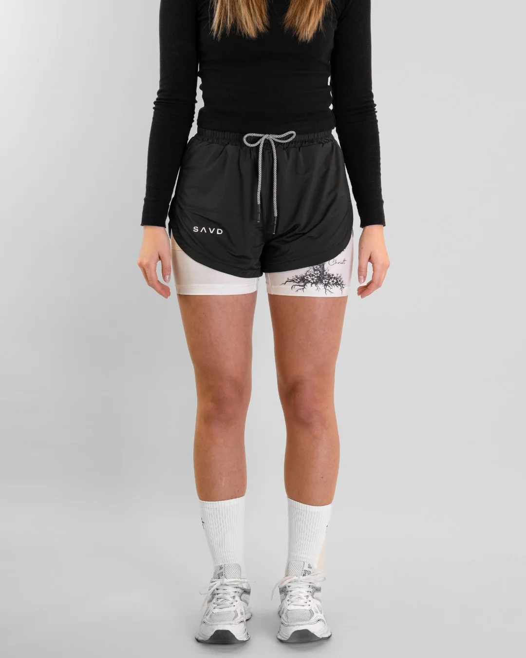 'Rooted in Christ' Women's Performance Shorts - Image 5