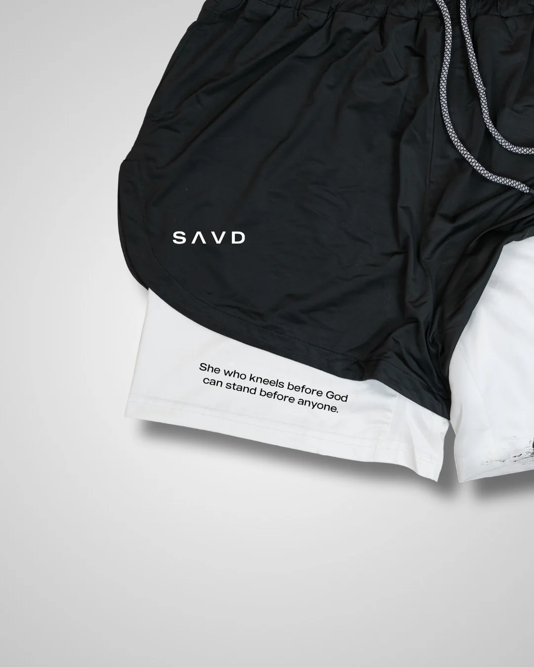 'Warrior's Prayer' Women's Performance Shorts - Image 3